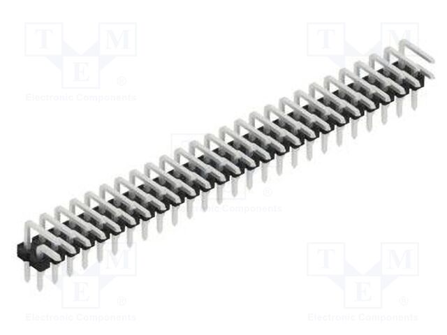 Connector: pin strips; pin header; male; PIN: 52; 2.54mm; THT; 2x26