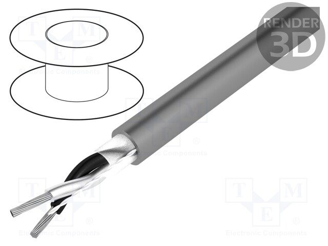 Wire; stranded; Cu; Pro-Tekt™,UL AWM 10002,UL AWM 2464; 2x22AWG