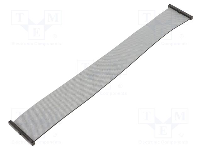 Ribbon cable with IDC connectors; IDC,both sides; Tape ph: 1mm