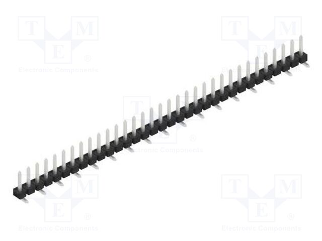 Connector: pin strips; pin header; male; PIN: 33; 2.54mm; SMT; 1x33