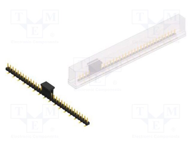 Connector: pin strips; pin header; male; PIN: 32; 2.54mm; SMT; 1x32