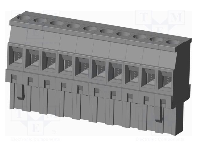 Connector: pluggable terminal block; plug; female; angled 90°