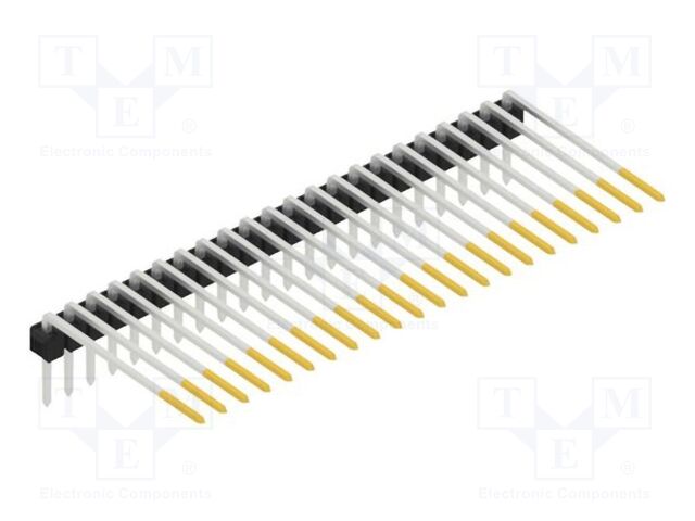 Connector: pin strips; pin header; male; PIN: 22; 2.54mm; THT; 1x22