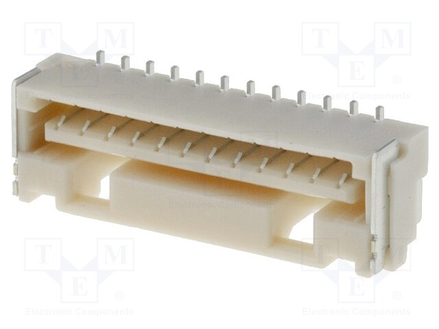 Socket; wire-board; male; CLIK-Mate; 1.25mm; PIN: 12; SMT; 1A; 50V