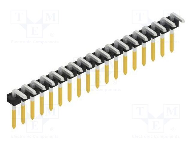Connector: pin strips; pin header; male; PIN: 18; 2.54mm; THT; 1x18
