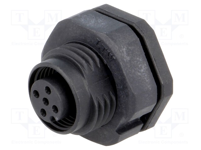 Socket; M12; PIN: 5; female; A code-DeviceNet / CANopen; THT; IP68