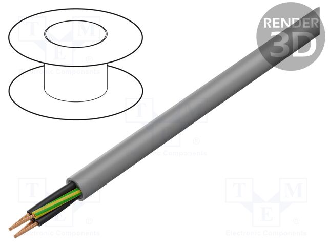 Wire; ÖLFLEX® SMART 108; 5G1mm2; unshielded; 300V,500V; Cu; grey