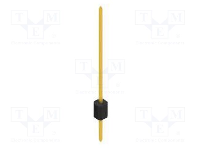 Connector: pin strips; pin header; male; PIN: 1; 1.27mm; THT; 1x1