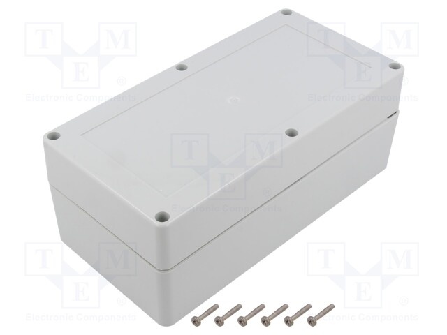 Enclosure: multipurpose; X: 100mm; Y: 200mm; Z: 75mm; ZP; ABS; IP67