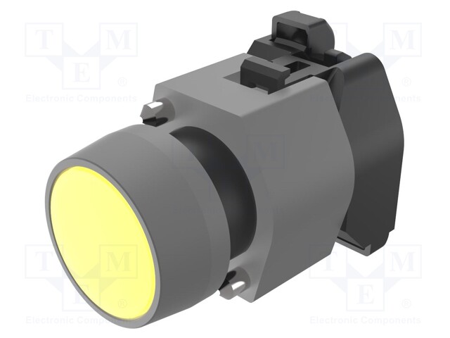 Control lamp; 22mm; OptoHiT; -40÷55°C; Ø22.3mm; IP65; yellow