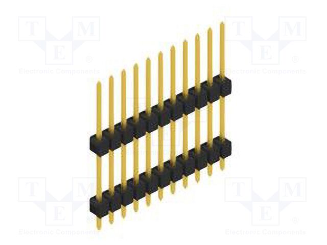 Connector: pin strips; pin header; male; PIN: 11; 2.54mm; THT; 1x11