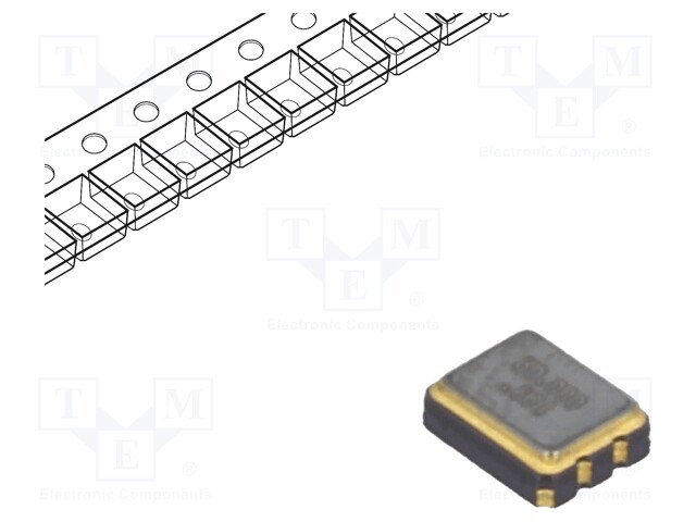 Resonator: quartz; 30MHz; 15pF; SMD; Body dim: 3.2x2.5x1.1mm; 10ms
