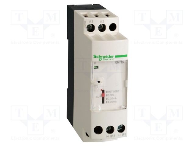 Converter: temperature; 24VDC; OUT 1: 0÷10V,0÷20mA,4÷20mA; 0÷50°C