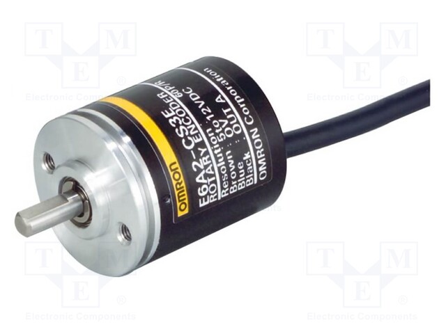 Encoder: incremental; Usup: 5÷12VDC; 360imp/revol; shaft 4mm; IP50