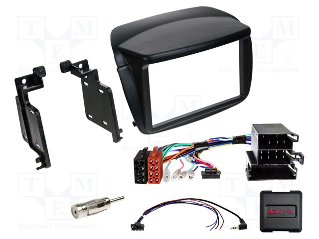 Adapter for control from steering wheel; Fiat,Opel; black