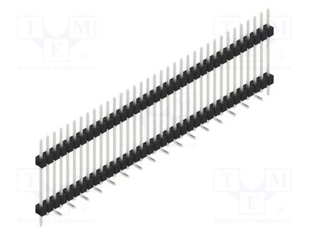 Connector: pin strips; pin header; male; PIN: 35; 2.54mm; SMT; 1x35