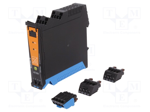 Converter: temperature; 19.2÷31.2VDC; 113.6x22.5x117.2mm