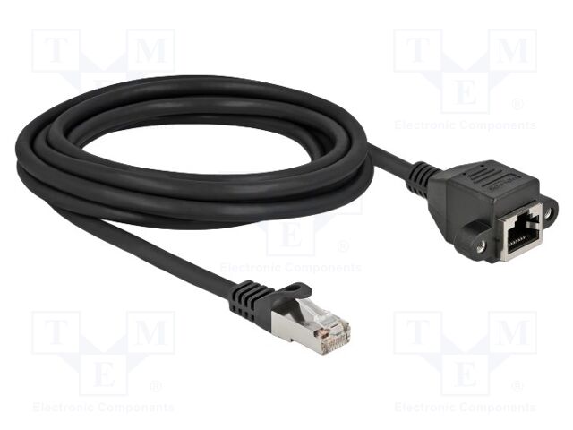 Extender Ethernet; S/FTP; Cat: 6a; RJ45 socket,RJ45 plug; 3m; LSZH