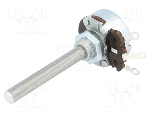 Potentiometer: shaft; single turn; 10kΩ; 4W; ±10%; 6mm; wirewound
