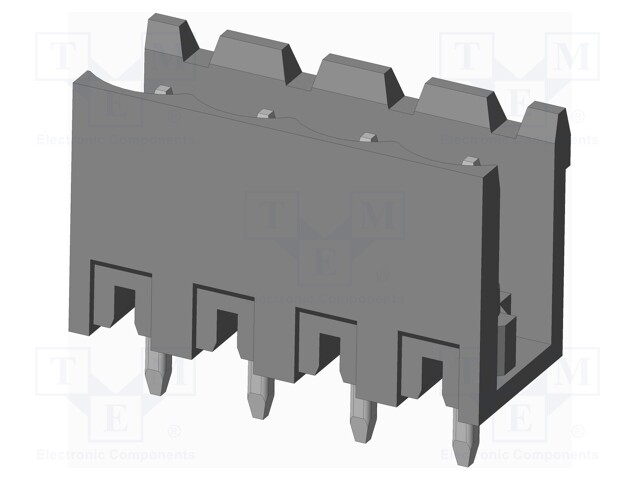 Connector: pluggable terminal block; socket; male; on PCBs