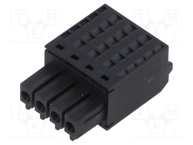 Connector: pluggable terminal block; 9A; 300V; plug; female; PIN: 4