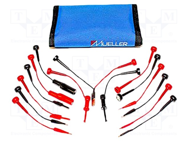 Set of test leads; Equipment: test leads,carrying case
