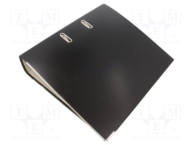 Ring binder; A4; black; W: 75mm