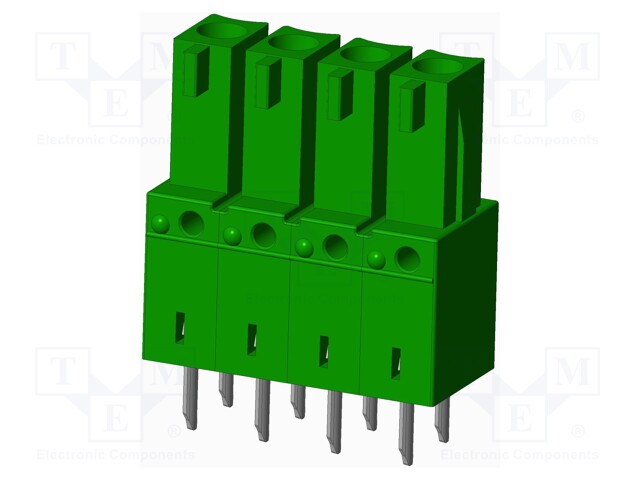 Connector: pluggable terminal block; socket; female; straight