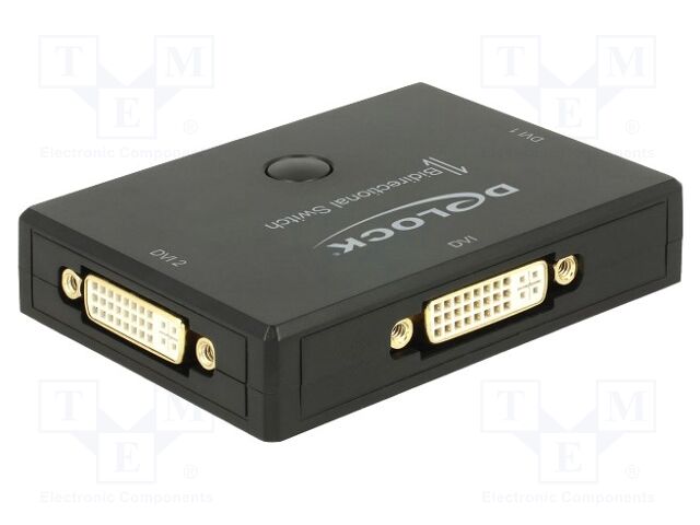 Switch; bidirectional,single link; 4K,UHD 2160p; black; plastic