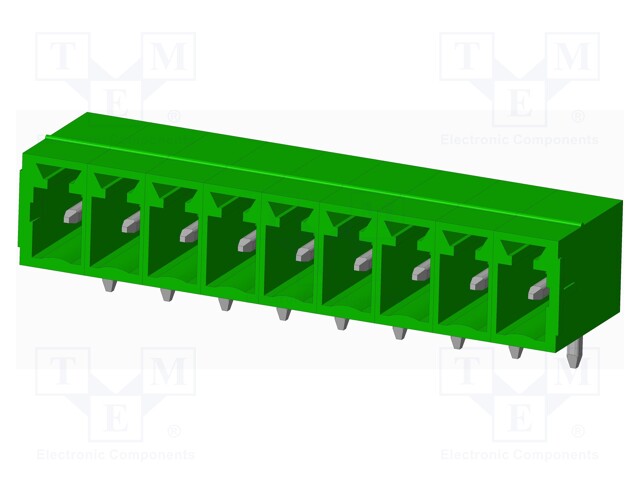 Connector: pluggable terminal block; socket; male; angled 90°