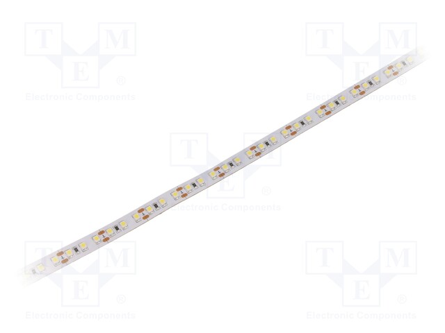 LED tape; white cold; LED/m: 120; SMD; 3528; 12V; 10mm; white PCB