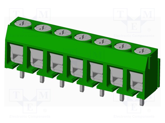 Connector: PCB terminal block; terminal; Plating: tinned; on PCBs