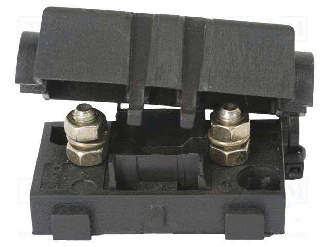 Black; M5 screw; Fuse acces: fuse holder; 51.5x23mm