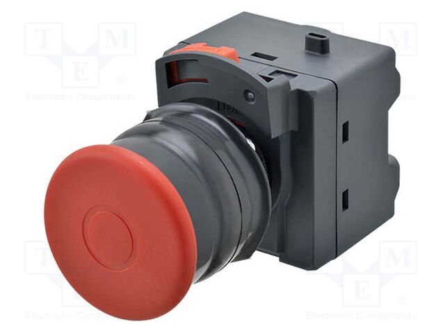 Switch: emergency stop; 22mm; none; 40mm