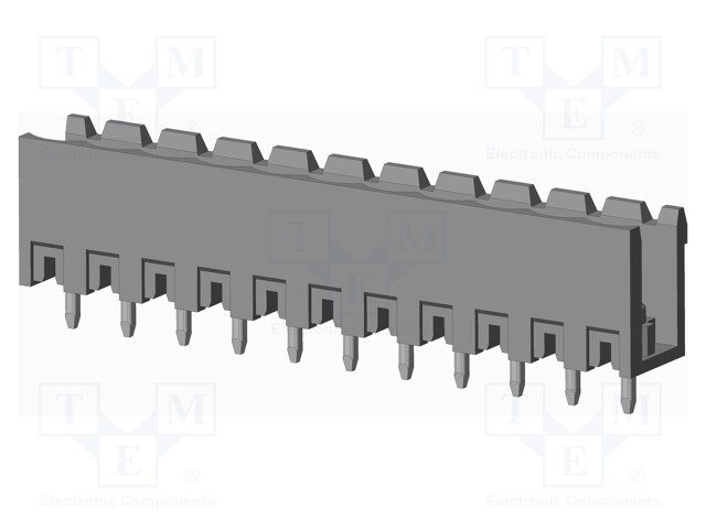 Connector: pluggable terminal block; socket; male; on PCBs