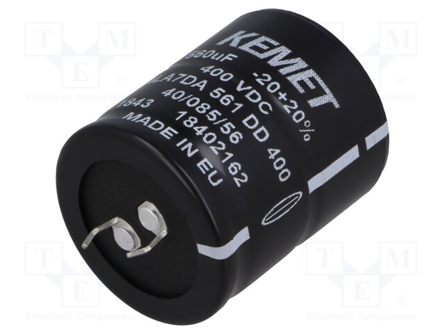 Capacitor: electrolytic; 560uF; 400VDC; ESR: 318.6mΩ; SNAP-IN; ±20%
