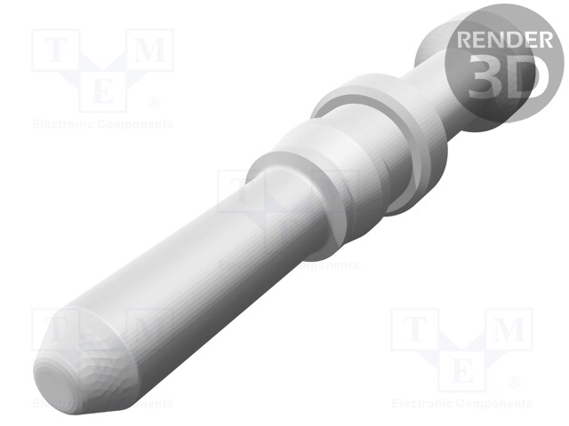 Contact; male; 4mm2; HSM; silver plated; crimped; for cable; brass