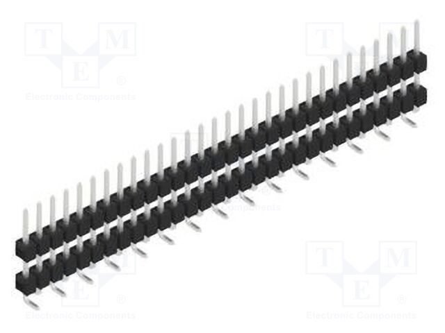 Connector: pin strips; pin header; male; PIN: 30; 2.54mm; SMT; 1x30