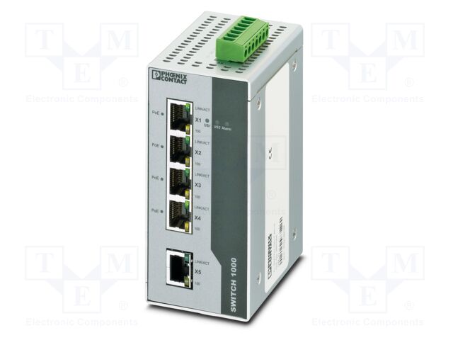 ETHERNET SWITCH, FL SWITCH 1001T-4POE