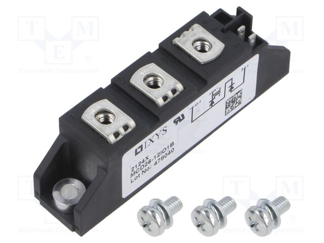 Module; double series; 1.2kV; 27A; TO240AA; Ufmax: 1.27V; Ifsm: 440A
