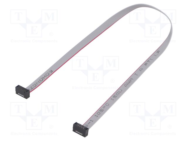 Ribbon cable with IDC connectors; Tape ph: 0.64mm; 254mm