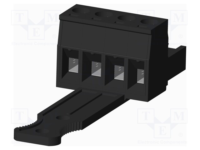 Connector: pluggable terminal block; plug; female; straight; 300V