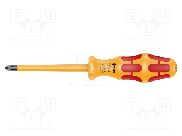 Screwdriver; insulated; Phillips; PH2; Blade length: 100mm