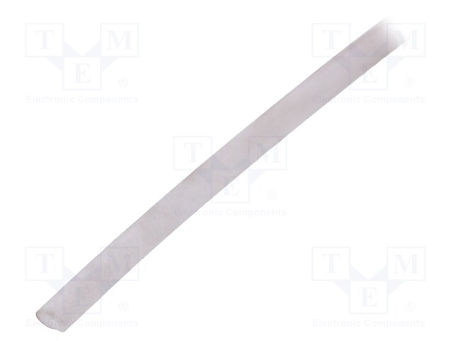 Insulating tube; silicone; transparent; -50÷200°C; Øint: 12mm