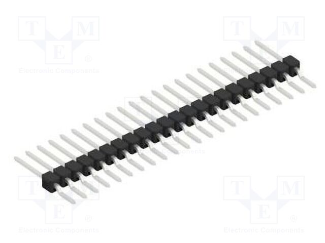 Connector: pin strips; pin header; male; PIN: 22; 2.54mm; SMT; 1x22