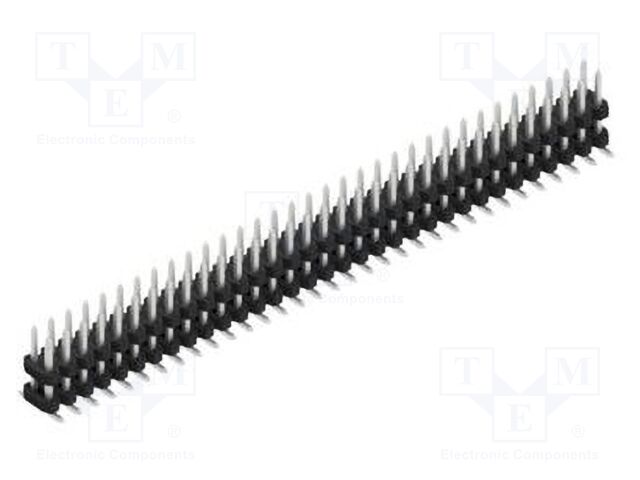 Connector: pin strips; pin header; male; PIN: 66; 2mm; SMT; 2x33