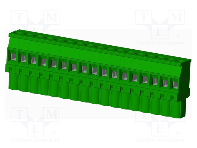 Connector: pluggable terminal block; plug; female; angled 90°