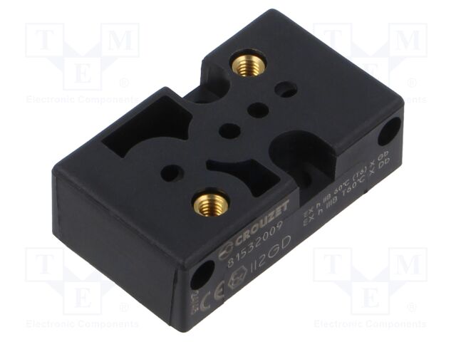 Electrovalve base; -5÷50°C; 15x27x46mm