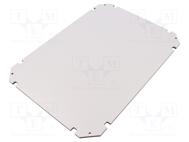 Mounting plate; insulating; W: 250mm; L: 350mm; Series: GEOS; grey