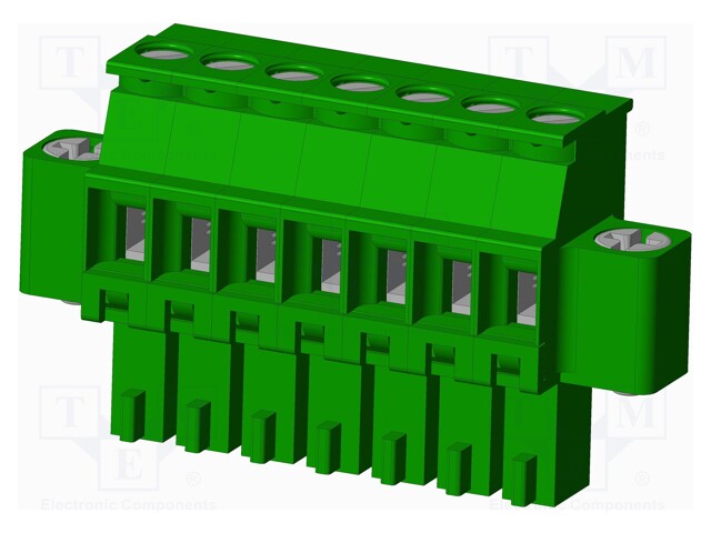 Connector: pluggable terminal block; plug; female; angled 90°